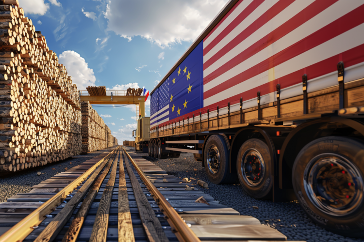 Изменение курса импорта древесины в ЕС: от России к США и Турции на фоне глобальных санкций